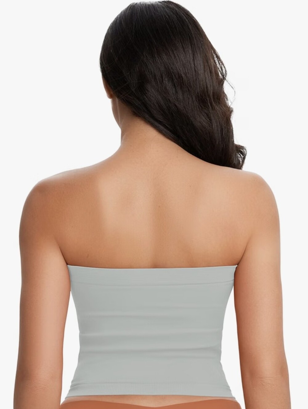 3pk. Tube Tops - Black, White & Light Gray - Picture 4 of 8